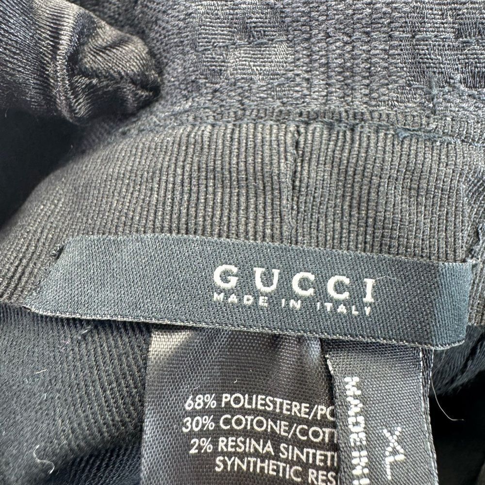 Gucci Black Denim Grommet Bucket Hat - Picture 10 of 10